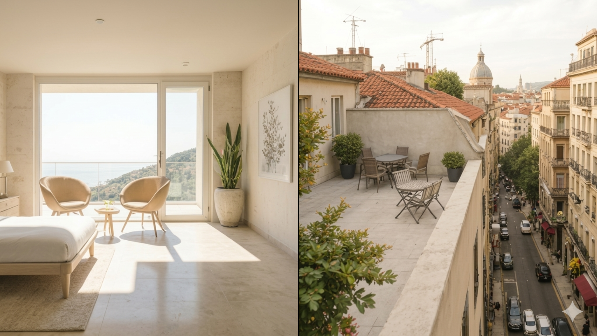 Dom przy plaży vs penthouse w centrum